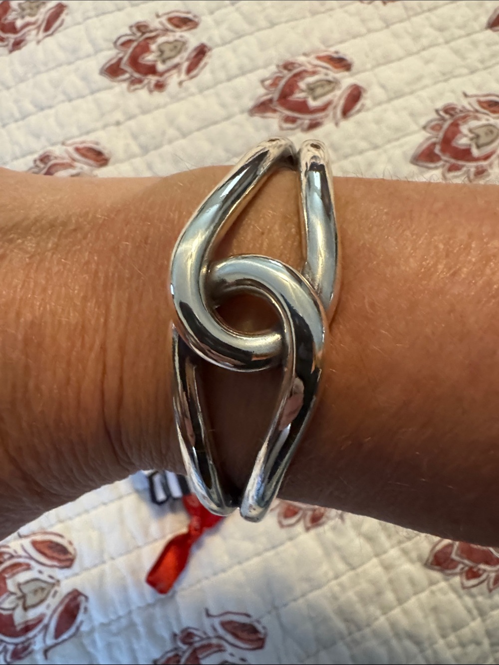 Brighton Silver Knot Cuff Bracelet